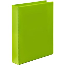 Marbig Clearview Insert Binder A4 4D Ring 50mm Lime