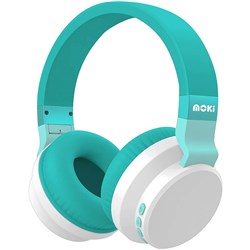 Moki Colourwave Bluetooth Headphones Seafoam