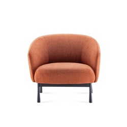 Rapidline Cosmos Lounge Chair 1 Seater 820W x 760D x 750mmH Rust Fabric