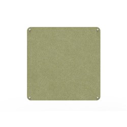 Rapidline Acouline Frameless Pinboard With Radial Corners 1200W x 12D x 1200mmH Fern