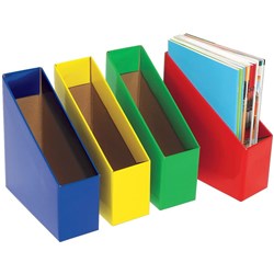 Marbig Book Boxes Large 170W x 250D x 270mmH Red Pack Of 5