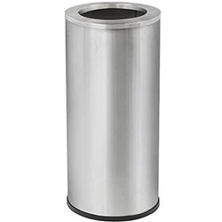 Compass Round Tidy Bin Open Top 45 Litres Stainless Steel