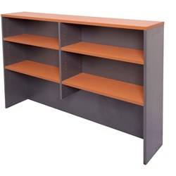 Rapidline Rapid Worker Overhead Hutch 1500W x 315D x 1070mmH Cherry And Ironstone