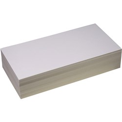 Quill Flash Card 103x203mm 300gsm White Pack of 100