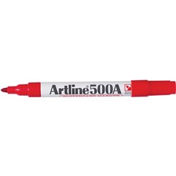 Artline 500A Whiteboard Marker Medium Bullet 2mm Red