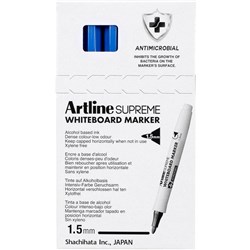 Artline Supreme Whiteboard Marker Bullet 1.5mm Blue