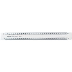 Staedtler Academy Scale Ruler Front1:1-1:100 Back1:20-1:500