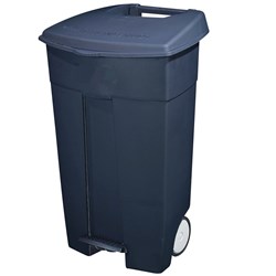 Compass Wheelie Bin With Pedal 120 Litres Grey