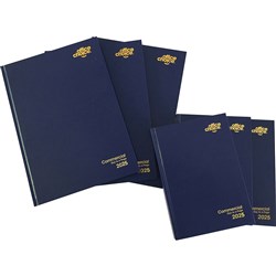 Office Choice Commercial Diary A5 Day To Page Blue