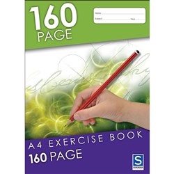 Sovereign Exercise Book A4 8mm Ruled 160 Page