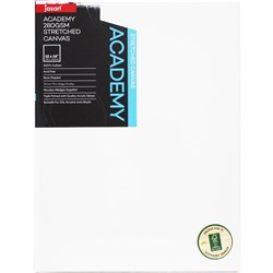 Jasart Academy Stretched Canvas 12 x 16 Inch Thin Edge 280gsm