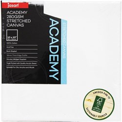 Jasart Academy Stretched Canvas 10 x 10 Inch Thick Edge 280gsm